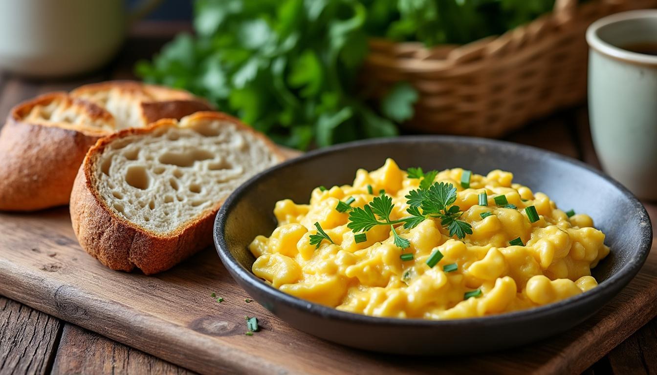 entdecken sie das perfekte rührei rezept: cremig, locker und einfach zuzubereiten für ein köstliches frühstückserlebnis.
