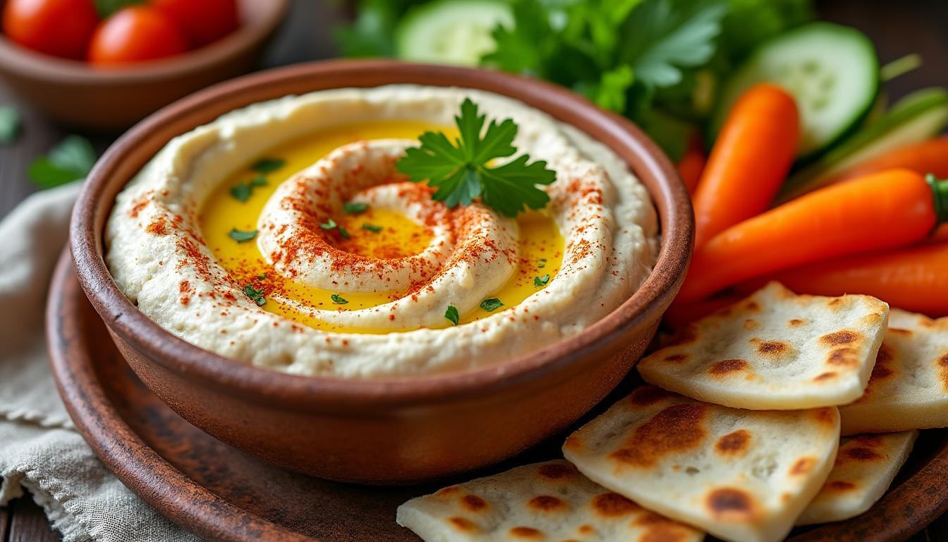 entdecken sie ein originales arabisches hummus rezept – cremig, authentisch und perfekt gewürzt. einfach zuzubereiten und ideal als gesunder dip oder aufstrich.