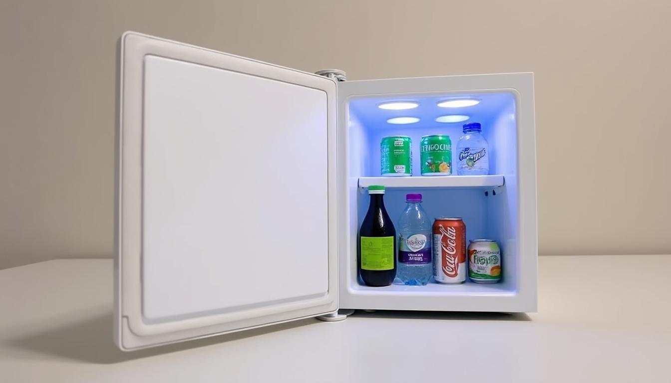entdecken sie mini-kühlschränke mit led-innenbeleuchtung – praktische und stilvolle modelle für zuhause und büro.
