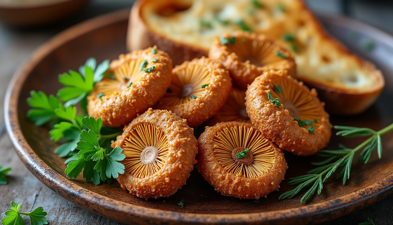 entdecken sie unser rezept für parasol-pilze: ein köstlicher pilzklassiker, knusprig gebraten und ideal als herzhafter genuss.