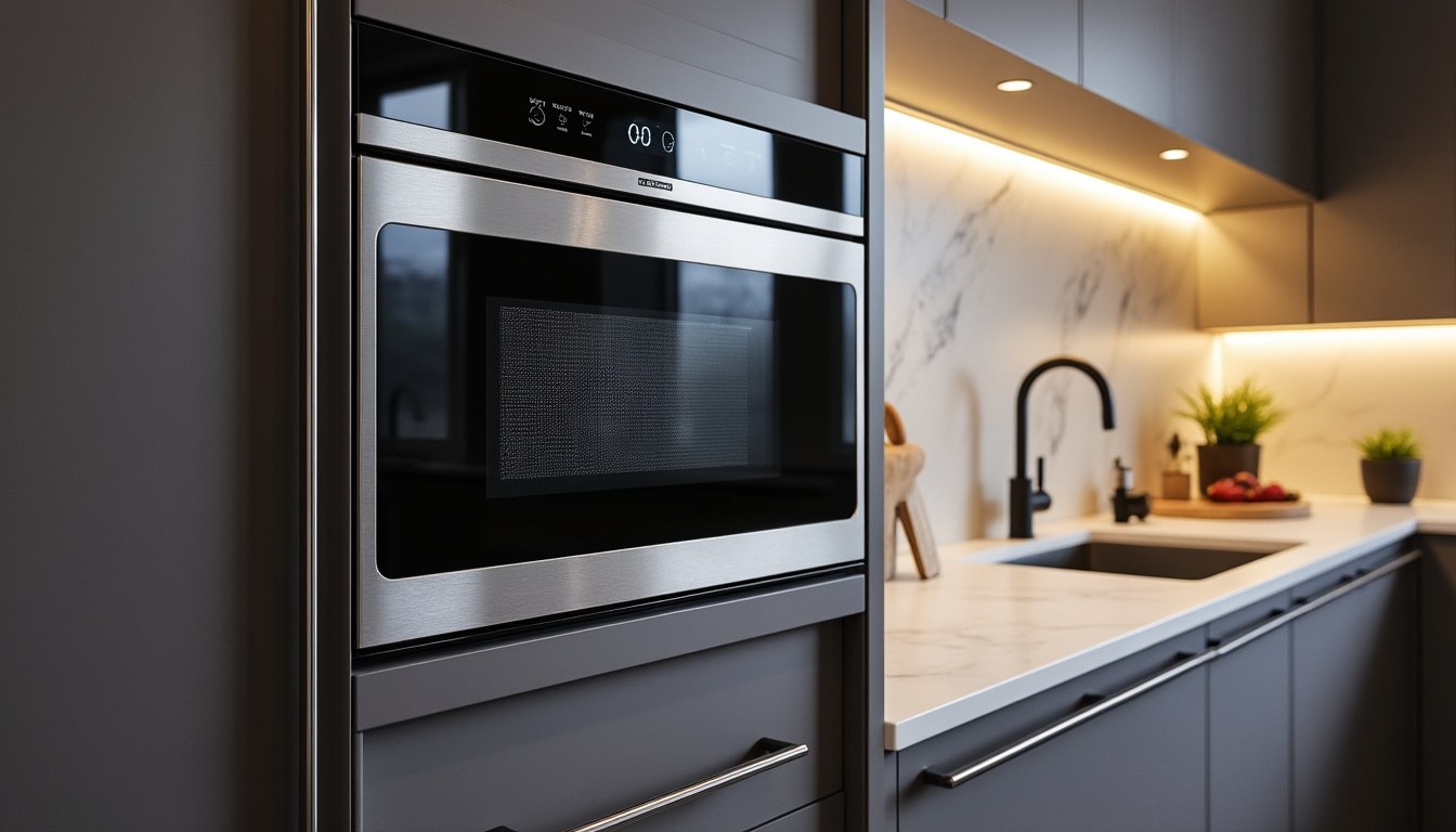 erfahren sie, wie sie einbau-mikrowellen perfekt in ihre küche integrieren und so platz sparen sowie ein modernes design schaffen.