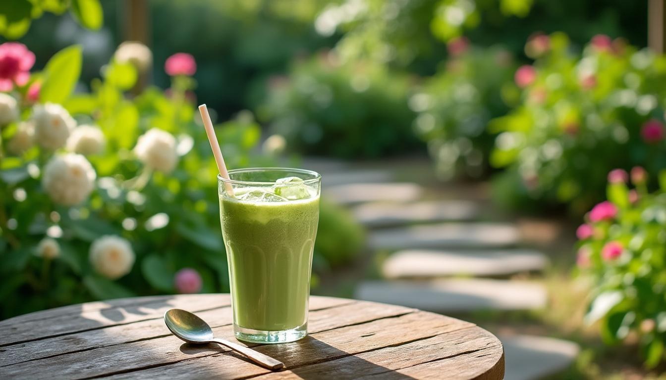 entdecken sie ein erfrischendes iced matcha latte rezept für den sommer – perfekt, um an heißen tagen einen belebenden genuss zu erleben.