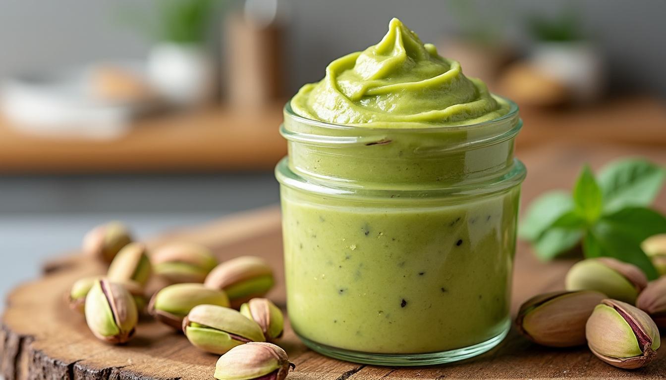entdecken sie unser pistaziencreme rezept: cremig, süß und intensiv im geschmack – perfekt für naschkatzen und feinschmecker.