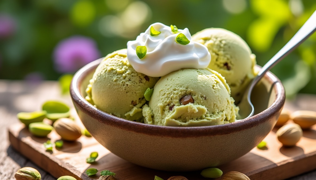 entdecken sie unser einfaches rezept für hausgemachtes pistazieneis – besonders cremig und aromatisch, perfekt für den sommergenuss.