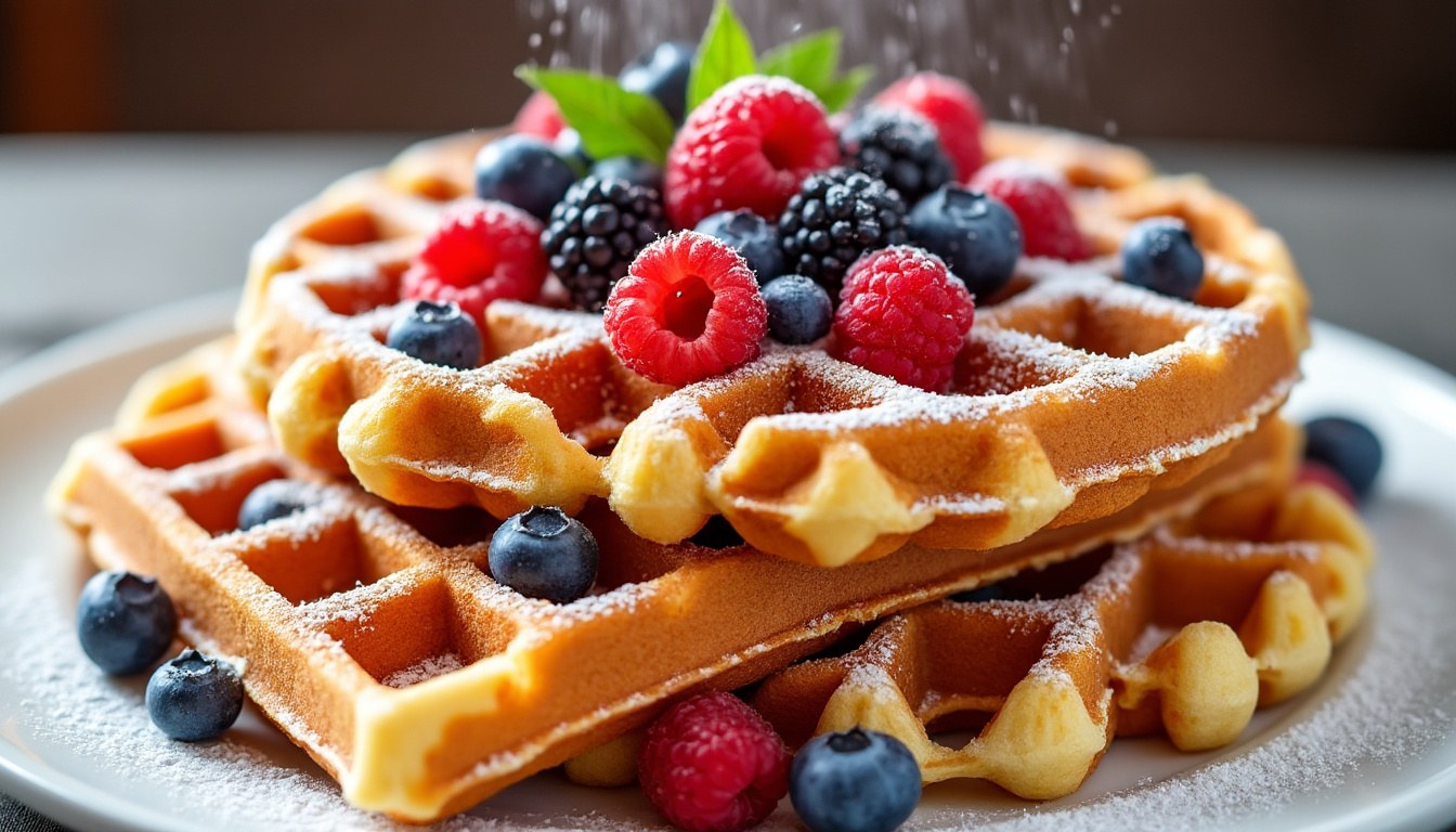 entdecken sie das perfekte belgische waffel rezept: außen knusprig und innen fluffig – einfach zuzubereiten und unwiderstehlich lecker.