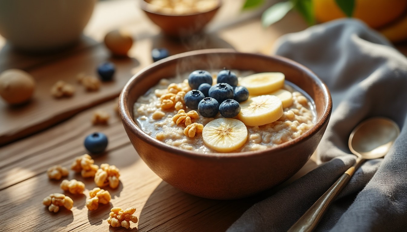 entdecken sie unser einfaches rezept für cremiges porridge, perfekt für ein schnelles und gesundes frühstück.