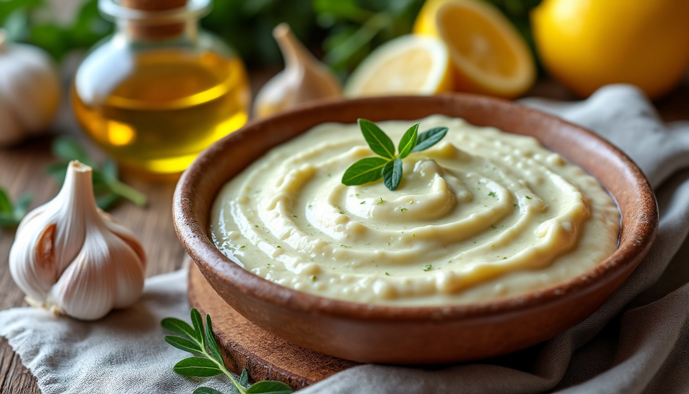 entdecken sie unser authentisches aioli rezept für einen cremigen knoblauchdip – perfekt als beilage oder zum dippen. einfach, lecker und original!