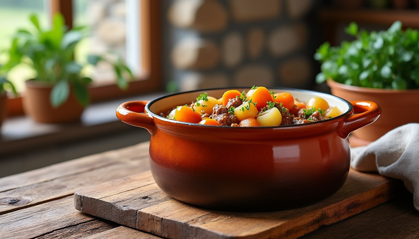 entdecken sie unser herzhaftes bauerntopf rezept – ein deftiger eintopf, der die ganze familie wärmt und sättigt. einfach zuzubereiten und voller geschmack!